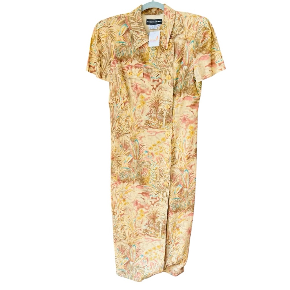 Donna Morgan Women’s Tropical Print Shirt - Multicolor